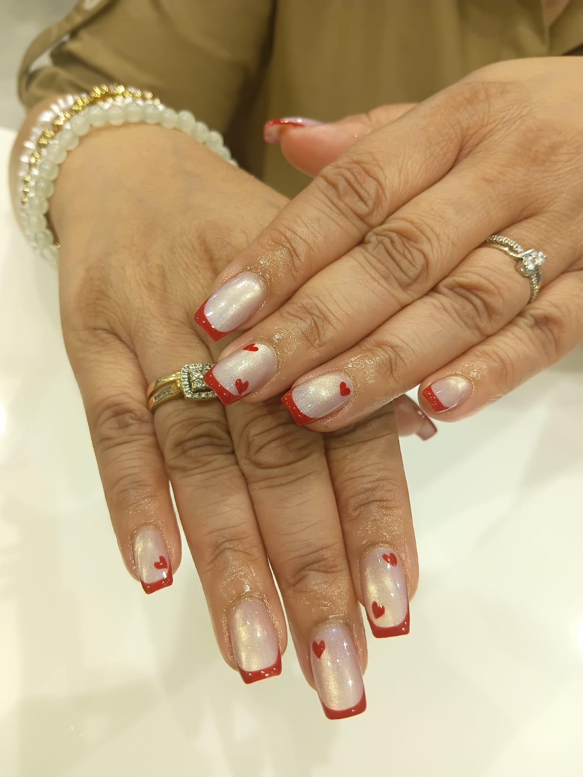 Before gel nail